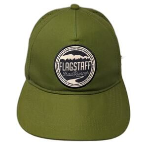 Flagstaff Trail Runner Strapback 5 Panel Cap Green One Size Adjustable Boco Gear